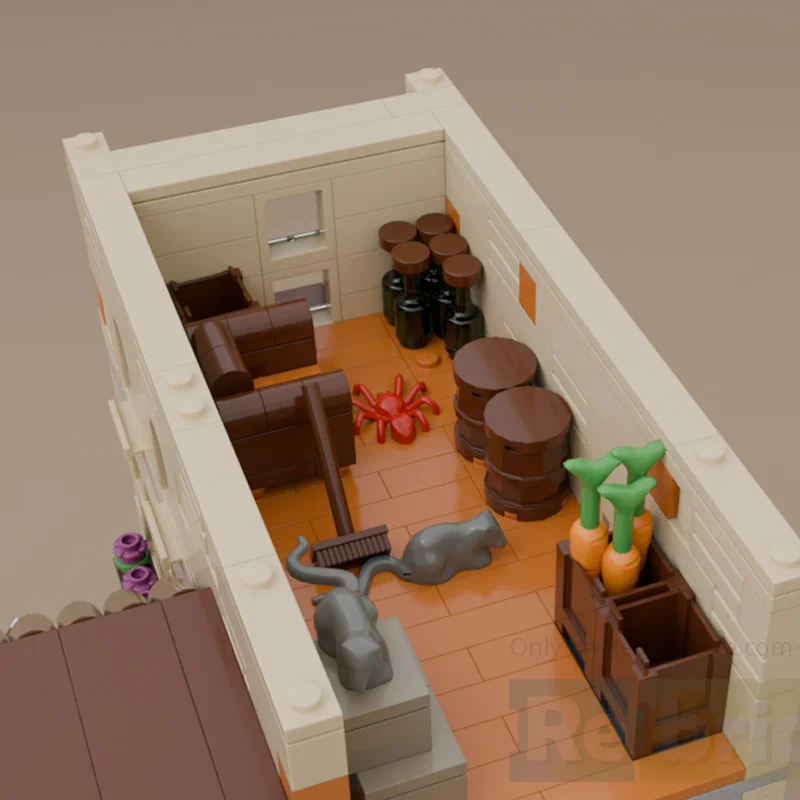 1854PCS MOC Italiaans Restaurant Premium Europese Architectuur DIY Model Bouwstenen Verjaardag Speelgoed Cadeau
