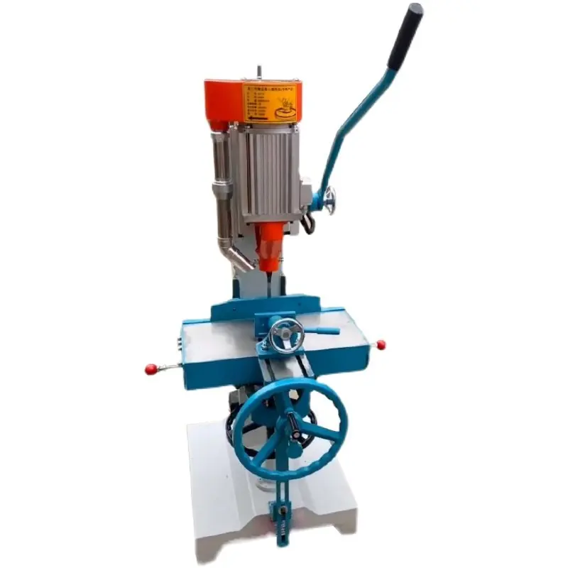 

Woodworking square eye drill mechanical pressurized type with centrifugal fan third generation manual solid wood punching machin