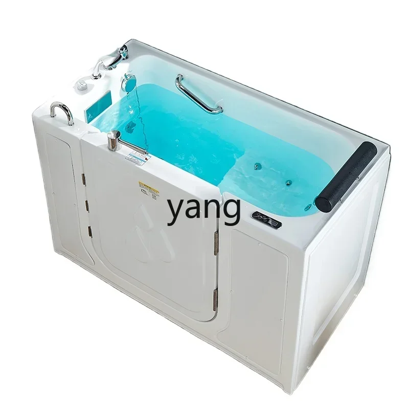 LTT the elderly barrier-free safety bathtub walk-in low threshold side door thermostatic heating bathtub