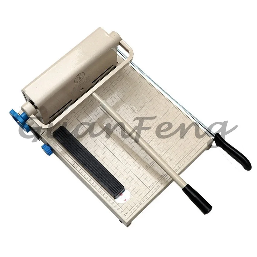 Multi functional A4 Manual Paper Cutting Machine  210 Paper Trimmer With 3 Hole Punching Function