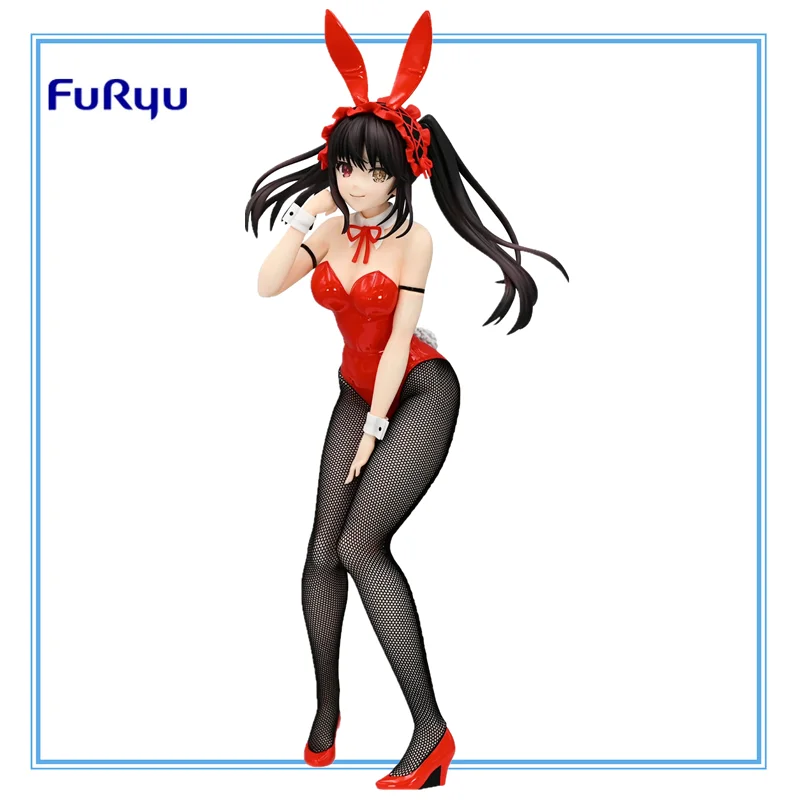 

In Stock Original FuRyu BiCute Bunnies Tokisaki Kurumi Nightmare DATE ALIVE IV Bunny Anime Figure PVC Model Collector Gift Toys