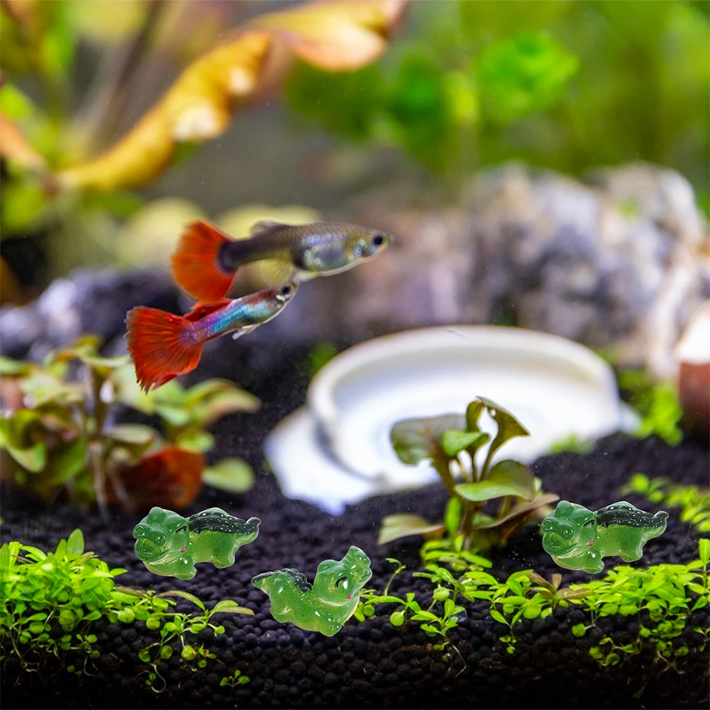 

10Pcs Mini Resin Crocodile Figurines Durable Animal Statues for Aquarium Garden Desk Micro Landscape Mini Figurines