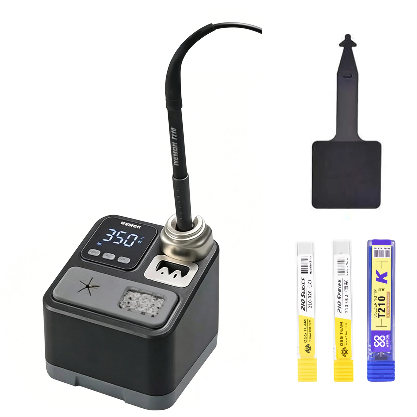 

K21A T210 75W Soldering Iron Station Portable T210 Soldering Station with Smart Temperature Control for Phone PCB Chip Repair