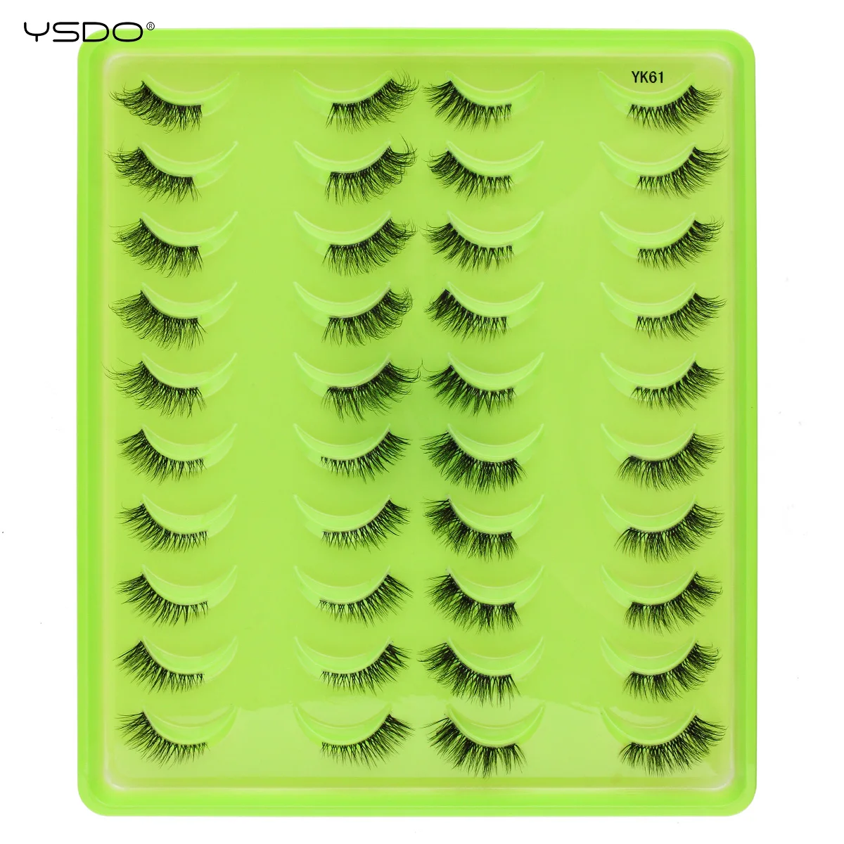 Halbe Wimpern 5/10/Paare natürliche Nerz falsche Wimpern verlängerung Make-up flauschige wispy Katze Wimpern Faux Cils Maquiagem Cilios