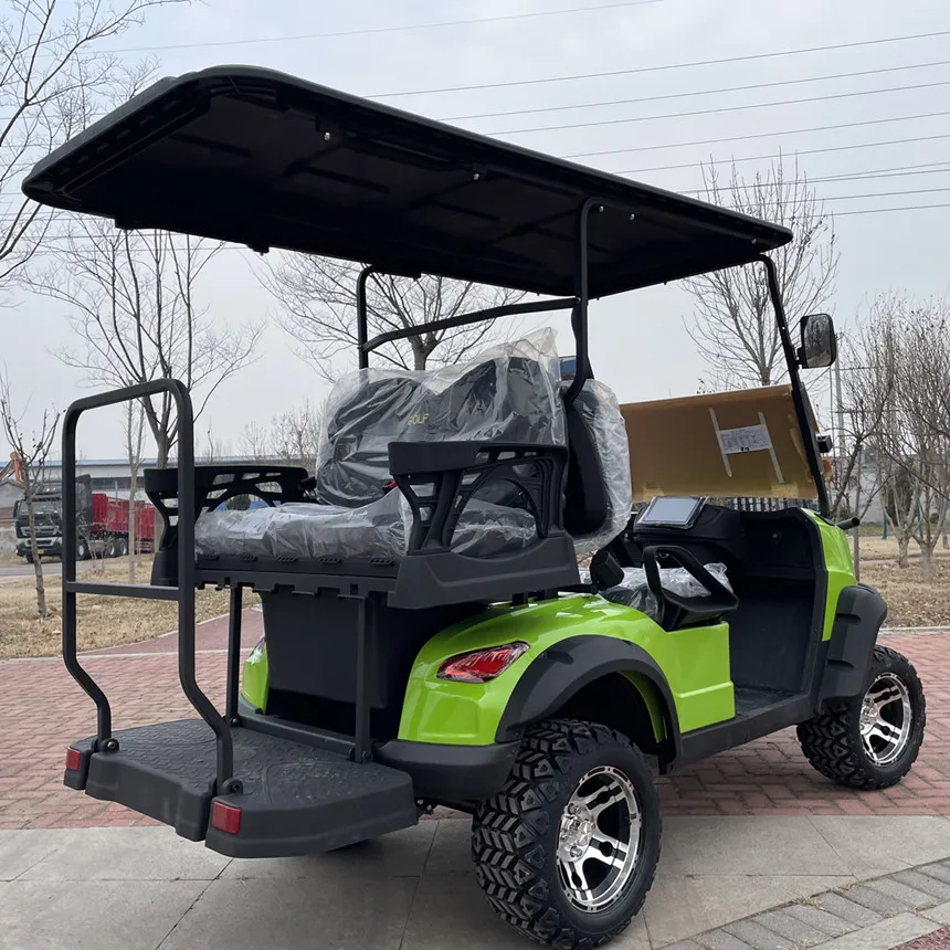 2024 New Product Launch Street Legal Electric Golf Cart 6 Seaters 5000W Sightseeing Scooter 4 Wheels Electric Golf Cart