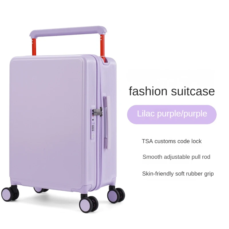 Valise de Voyage Solide de Grande Capacité avec Roue Universelle, Boîte à Mot de Passe pour Homme et Femme, Valise Trolley pour Lycéens