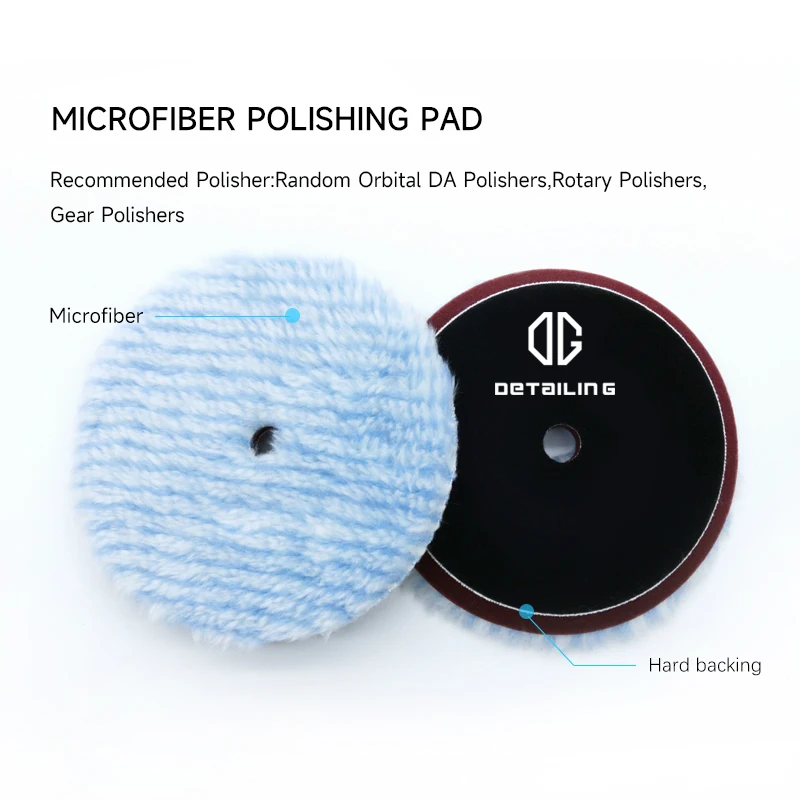 DETAILING Japan Stripe Type 3/5/6Inch Microfiber Polishing Cutting Pad For Car Buffing Polishing