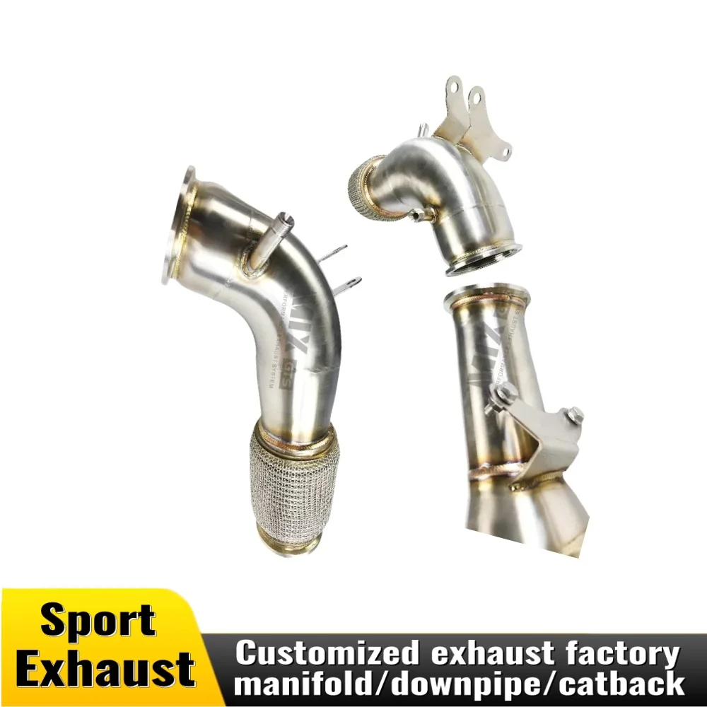 

For Maserati MC20 3.0T 2021-2025 exhaust downpipe stainless steel exhaust pipe catalytic converter sports car power upgrade