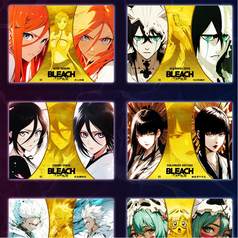 Bleach Collection Cards Thousand-Year Blood War Arc Premium Anime Character Table Board Game Playing Cards