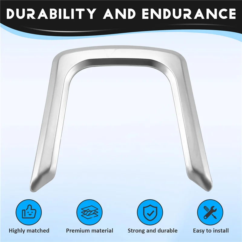 

Leading-Edge-ABS Chrome Car Accessories Interior Steering Wheel Cover Trim For Jaguar XE X760 XF X260 F-Pace F Pace X761 E-PACE