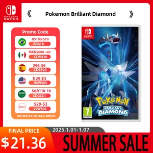 لعبة بوكيمون بريليانت دايموند نينتندو سويتش ، بطاقة لعبة مادية رسمية 100٪ ، أكشن آر بي جي ل Switch ، OLED Lite ، عروض أفضل 8 ألعاب مبيعات Nintendo Switch - رقم 4