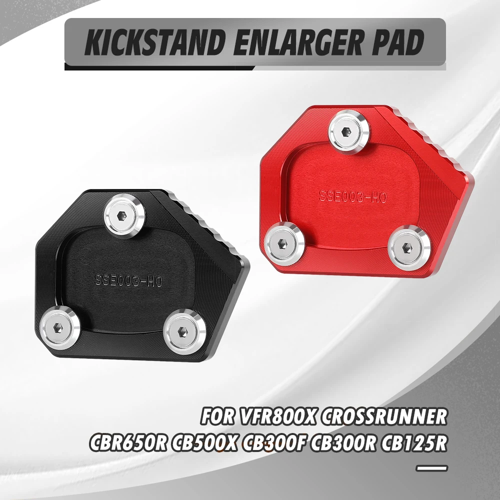 

For Honda VFR800X Crossrunner CBR650R CB500X CB300F CB300R CB125R Motorcycle Kickstand Side Stand Extension Extender Pad Plate