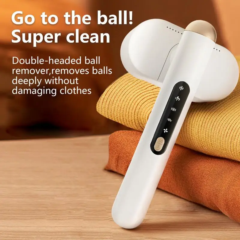 Fabric Pilling Remover Electric Powerful Motor Fabric Shaver For Sweater Rechargeable Ergonomic Delinter Double Head Portable