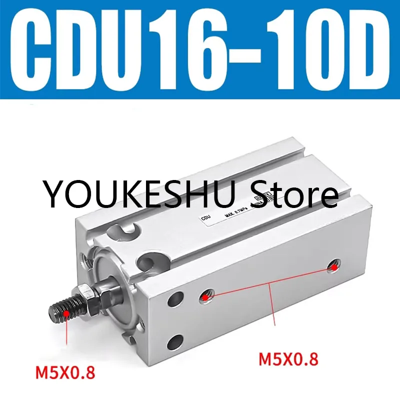 

Brand New Original Free-Mount Mini Pneumatic Cylinder CDU16-10D
