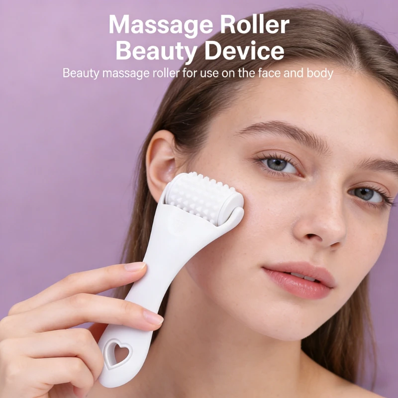 1 PC Face massager roller pull rolling massage guide bar beauty care tools silicone massage roller.