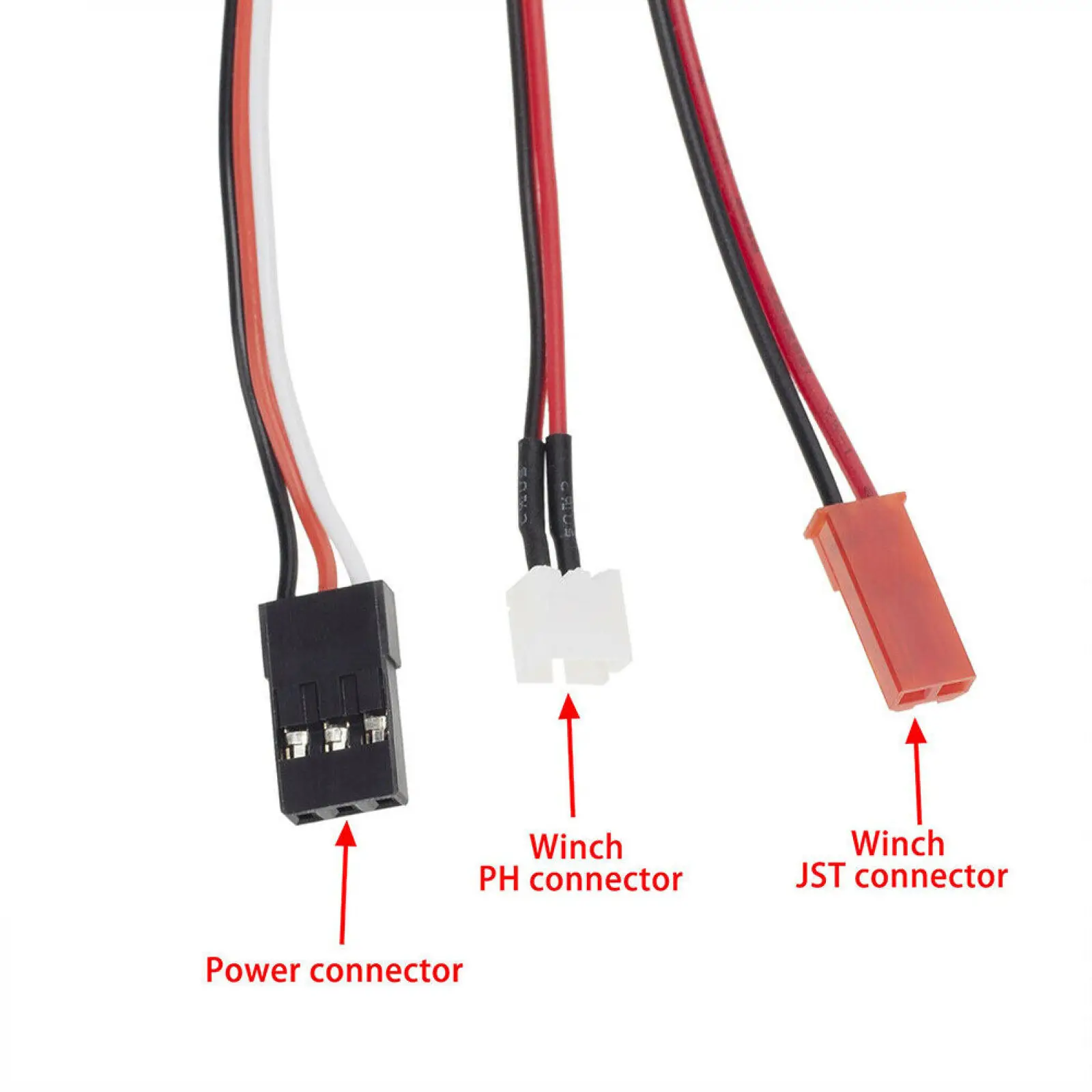 Metalen Automatische Lier Draadloze Afstandsbediening w/3 Kanaals Controle Fit voor SCX10 III AXI03007 90046 1:10 1:8 RC Crawler Auto