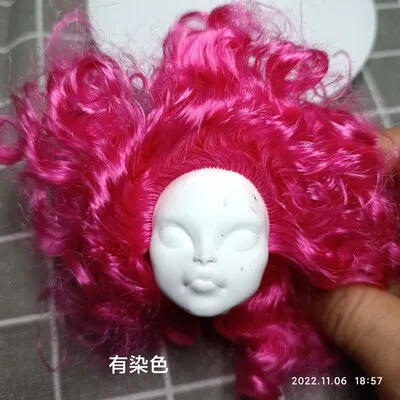 1/6 Makeup Doll Head Girl Dressing DIY Toy Parts Children Favor dongcheng san doubao