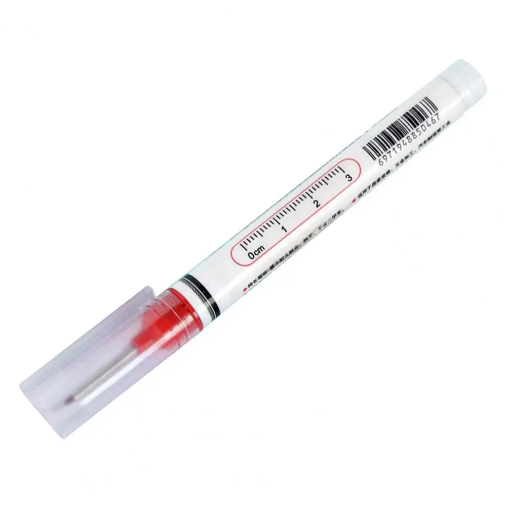 4 個ロングヘッド深穴マーカーペン 20 ミリメートルロングノーズマーカーカラフルな大工ペン建設浴室木工 기호펜