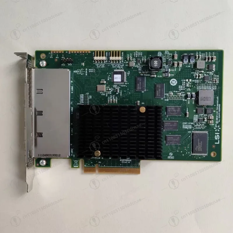 LSI 9201 16E 6Gbps 16 Lane External SAS HBA IT Mode for ZFS FreeNAS Unraid No ROM