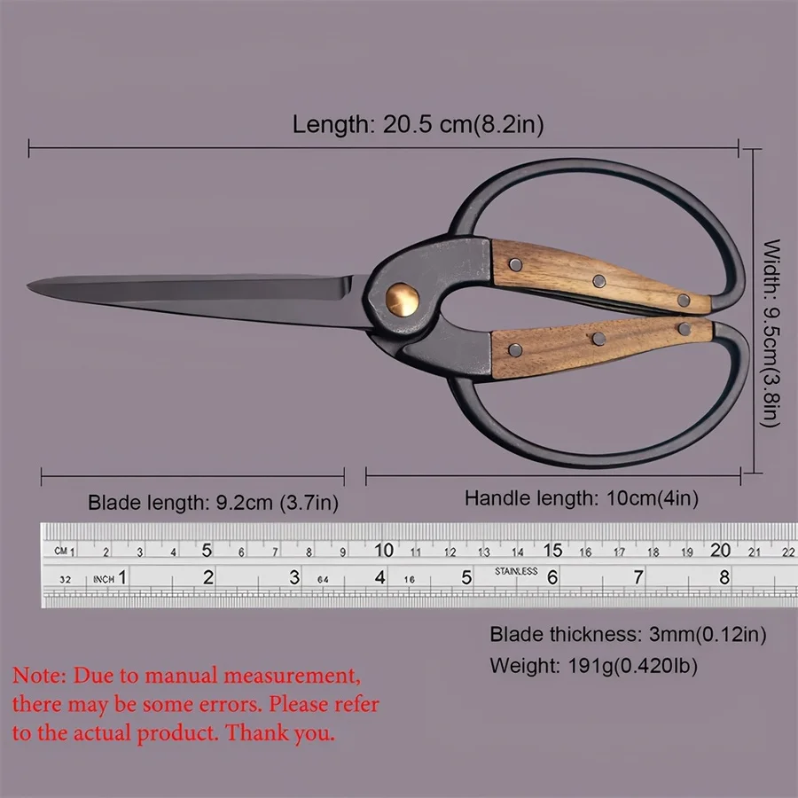

1pc, garden pruning shears gardening tool, scissors for garden and potted plant trimming, no battery needed for easy branch cutting, classic style perfect for home gardening lovers, suitable for indoor and outdoor use