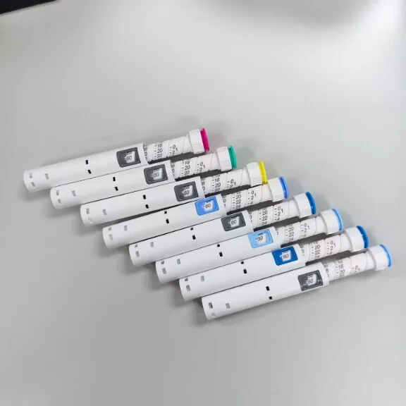 20PCS Disposable Insulin Injection Pen 60U Adjustable Dose High Precision Safe Diabetic Body Care Magic Pen