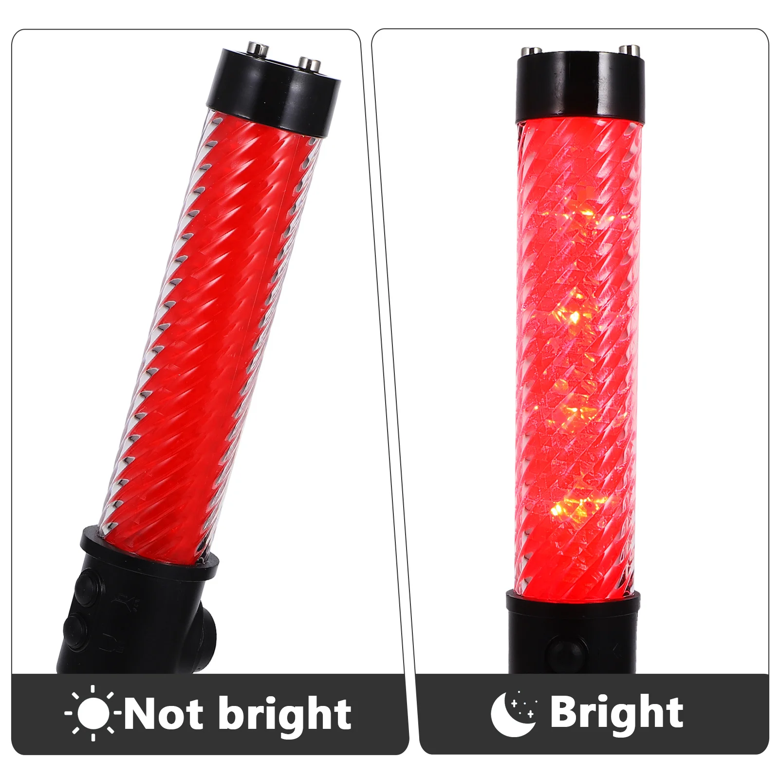 Tongkat Sinyal Lalu Lintas Led Terang Dapat Digunakan Kembali Bercahaya Untuk Konser Pesta Keselamatan Arah Ringan Tahan Lama Alat Peringatan