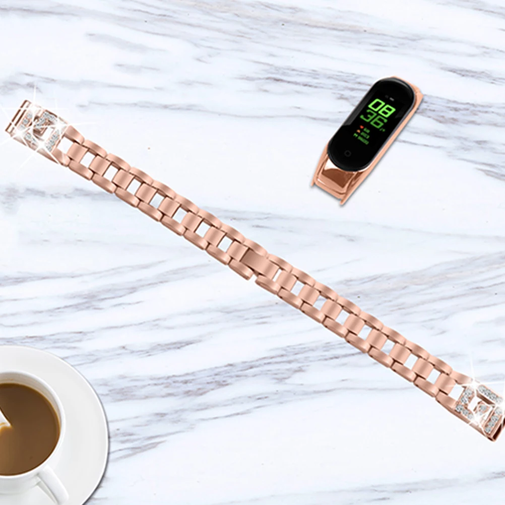 

Ремешок из нержавеющей стали, регулируемый браслет из цинкового сплава, замена для часов, подарок на день рождения, Рождество, умный