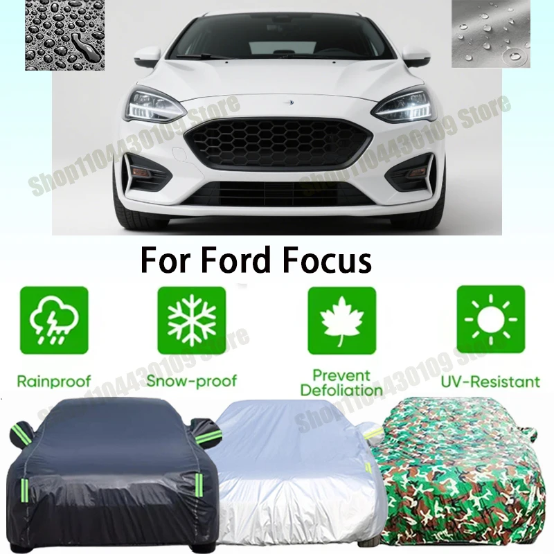

Waterproof Car Cover Custom Duty SUN Waterproof All Weather Protection For Ford Focus Hatchback Wagon Sedan Coupe ST 1998-2021