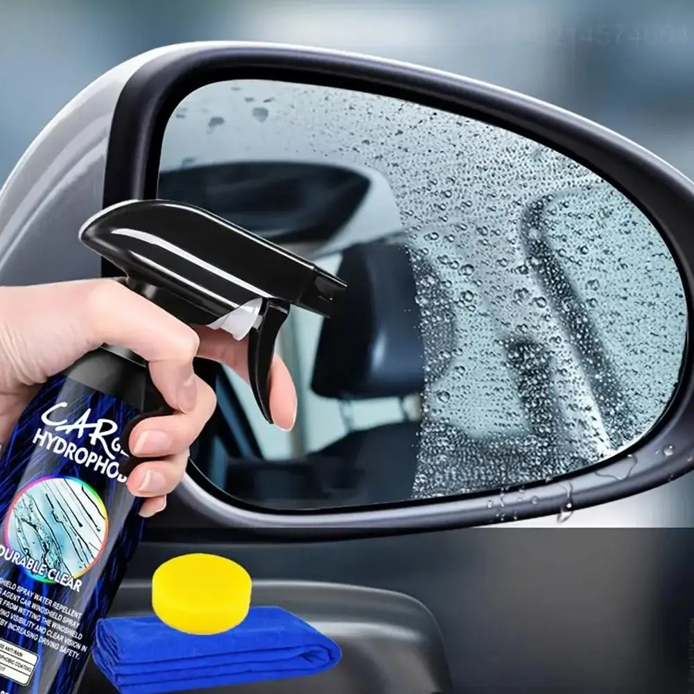 سيارة الزجاج المطر طارد رذاذ نانو مسعور طلاء وكيل مقاوم للماء مكافحة المطر النفط فيلم مزيل للزجاج الأمامي للسيارات #5