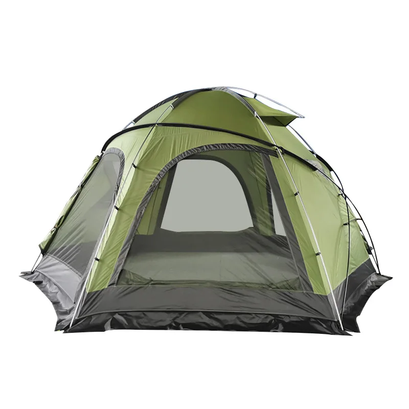 

Oversized Spherical Tent for Multi Person, Outdoor Family Camping, Mountain Climbing, Rainproof, Hexagonal Tent