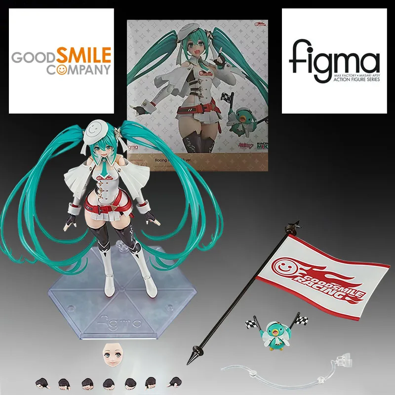 

Оригинальная аниме-фигурка GSC FINGMA # Коллекционная фигурка SP-161 Racing Miku 2023, 150 мм, для мальчиков, подарок, модель-украшение