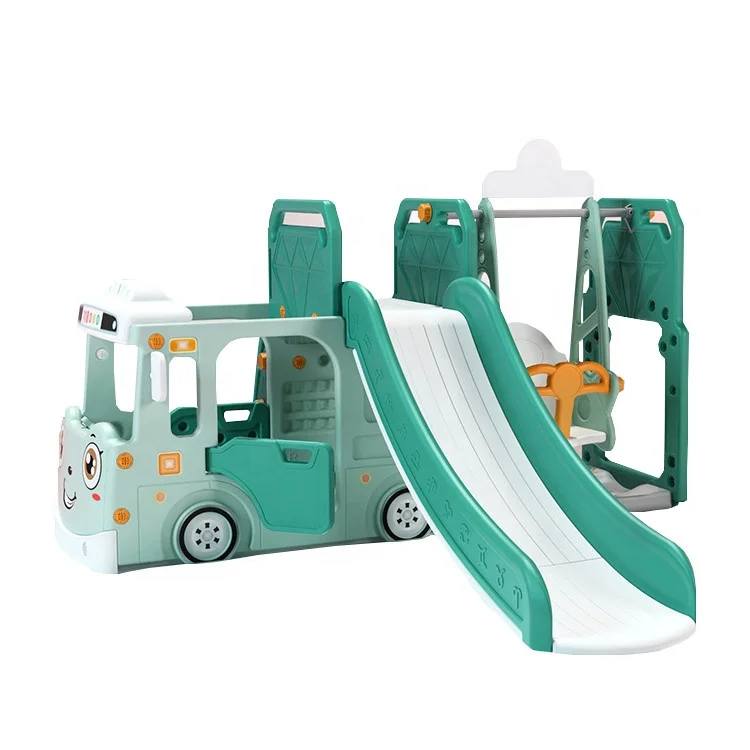 Combinação de escorregador de jardim de infância para casa interna balanço de brinquedo de plástico para crianças balanço deslizante interno para crianças