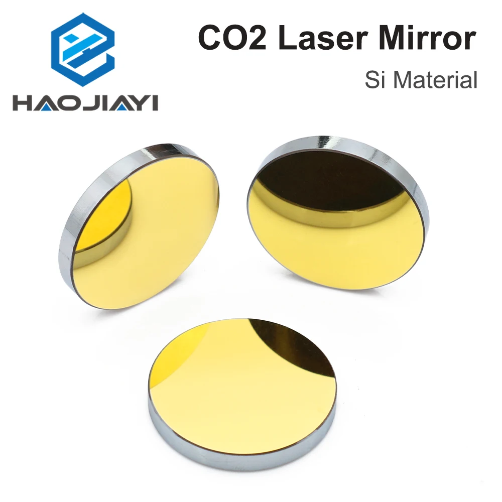 High Quality CO2 Laser Si Reflective Mirrors Dia.19.05 20 25 30 38.1 MM Refiectivity 99.6% for Laser Engraving Silicon Mirrors