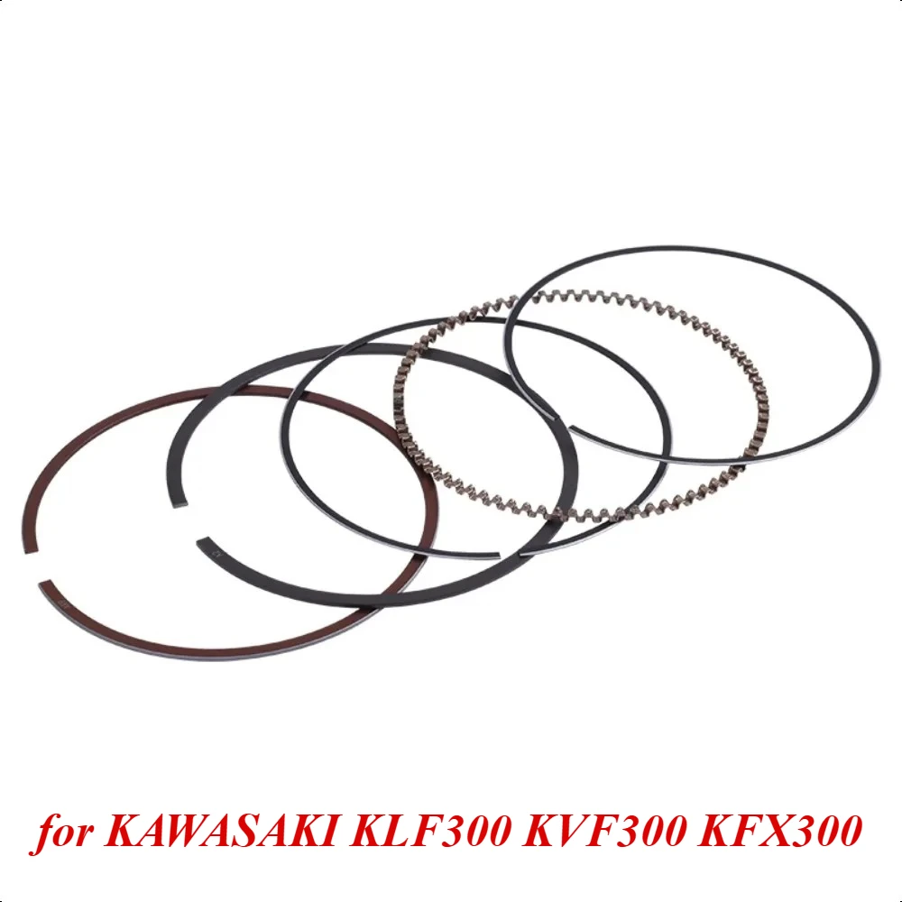 

76mm 13008-1111 Motorcycle Engine Piston Rings Kit for KAWASAKI KLF300 Bayou 1989-2005 KLF 300 KVF300 1999-2004