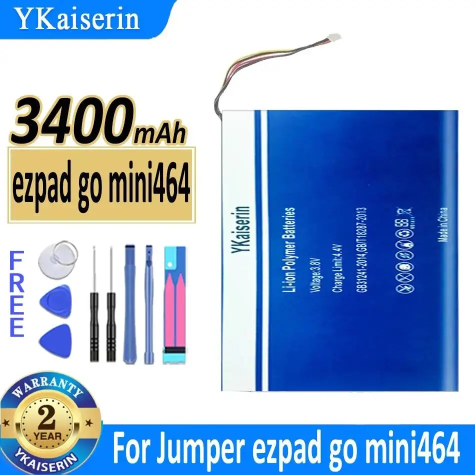 

For Jumper Ezpad GO Mini 464 JPG05 Laptop mini464 Laptop Battery Reliable Power Supply Environmentally Friendly 3400mAh