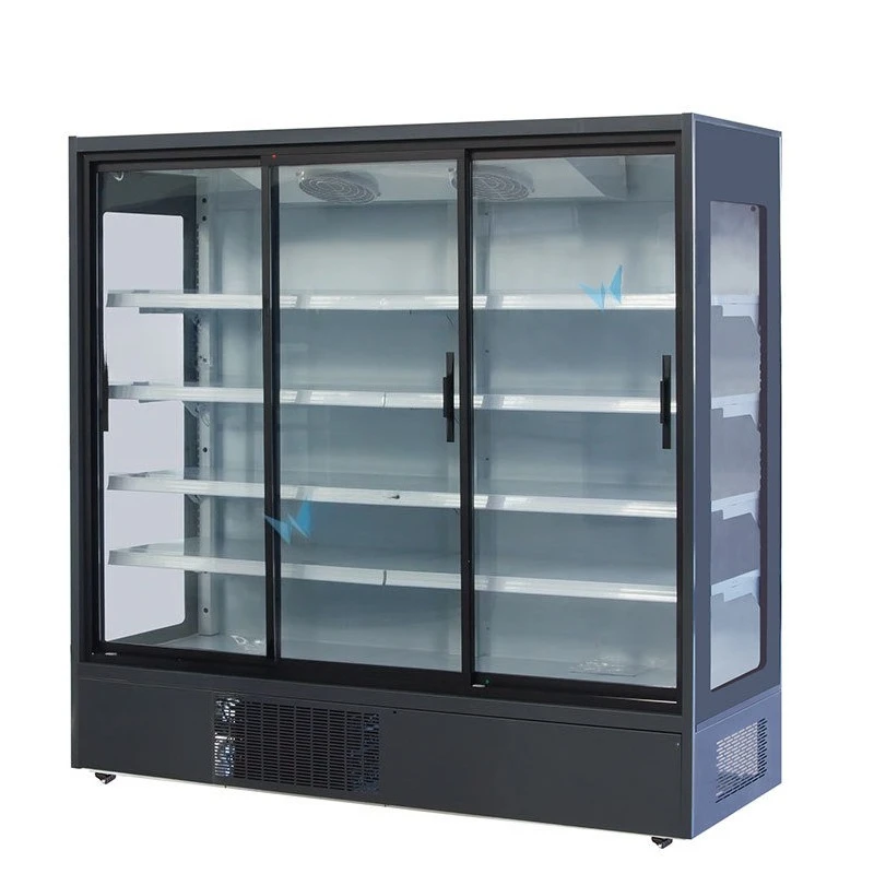 Air curtain cabinet with door, air-cooled lock temperature restaurant string order cabinet, fruit and vegetable fresh-keeping