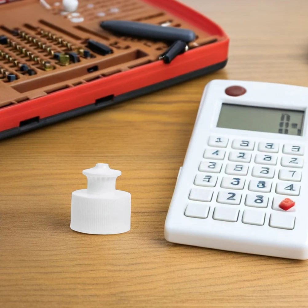 

30Pcs Sports Water Bottle Caps Pull Push Replacement Anti-Leakage Sealing Lids Leakproof Reusable Bottle Tops for Outdoor