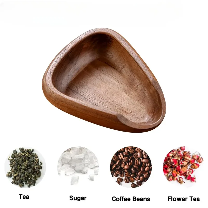 Leeseph Multifunctional Wooden Coffee Bean Dosing Cup and Light Spray Bottle Barista Set for Enhance Brewing Coffee Experience