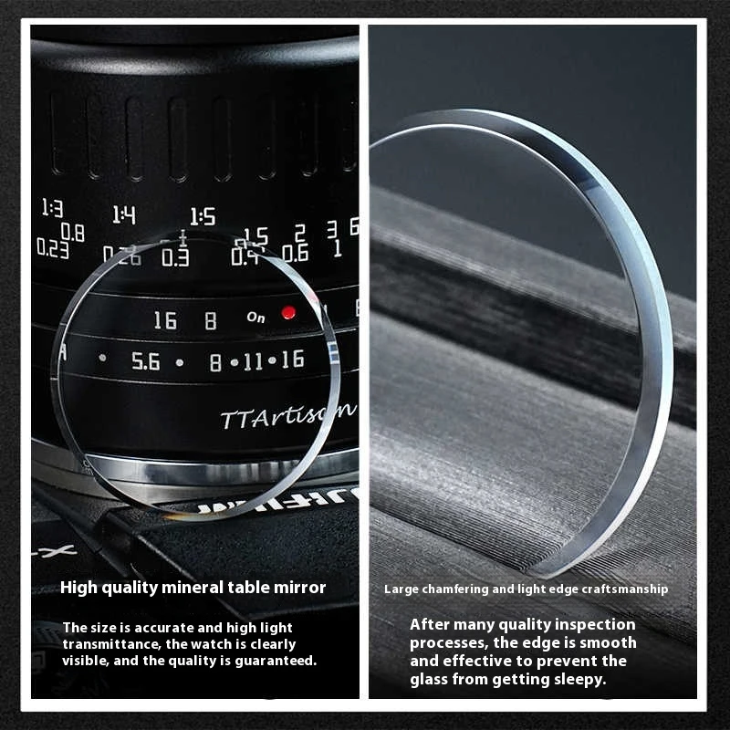 フラットラージ面取り 30 * 1.8mm 31x1.8mm 32 * 2.5mm ミネラルガラス ウォッチミラー セイコー時計改造用 ウォッチマスク アクセサリー