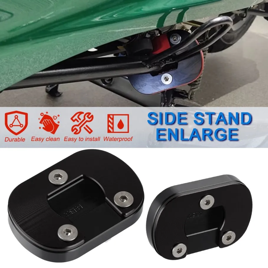 

2023 2024 For Peugeot DJango 150 2021 2022 DJango150 Motorcycle Side Stand Enlarger Sled Sidestand Kickstand Foot Pads Support