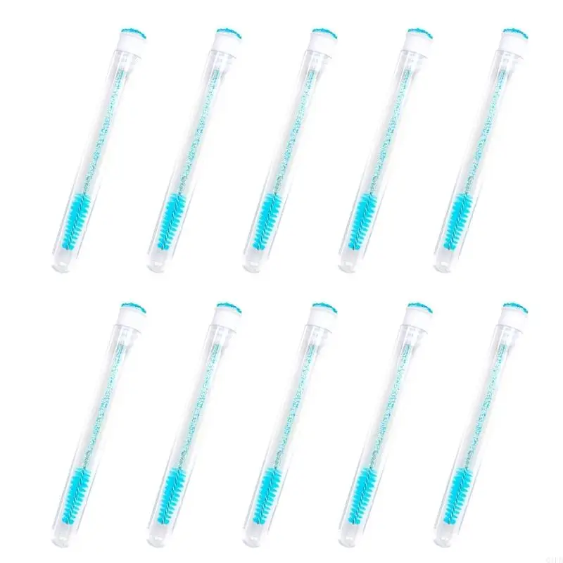 Pincéis rímel descartáveis ​​q1fb, pincel cristal para cílios, aplicador varinhas, extensões cílios, ferramentas
