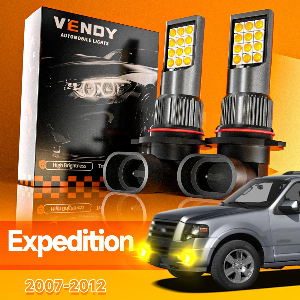 2pcs For Ford Expedition 2007-2012 LED Fog Light 2008 2009 2010 2011 Canbus Accessories