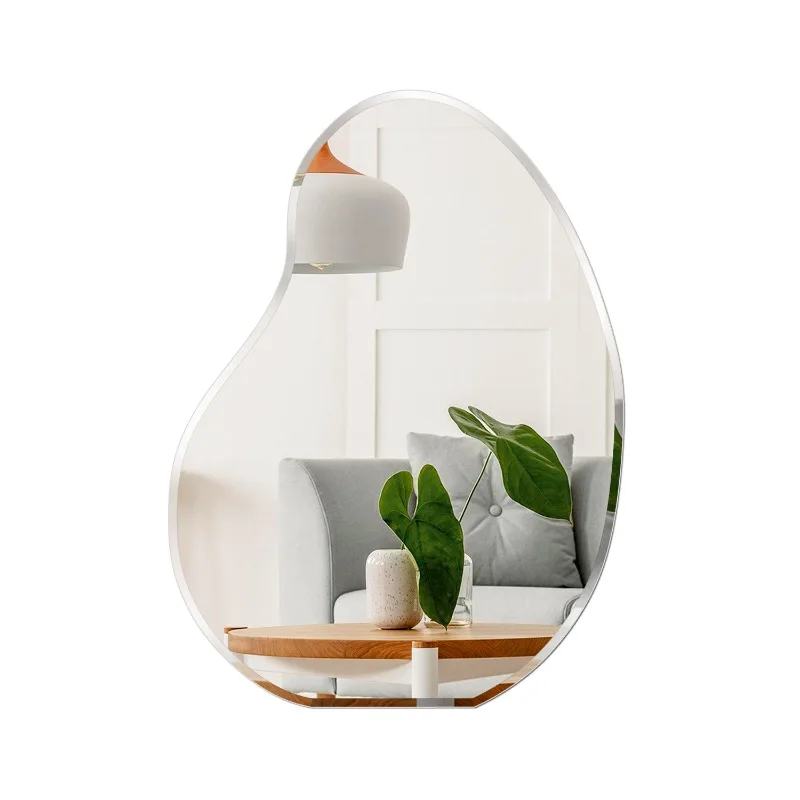 

Nordic ins dressing full mirror floor-to-ceiling coffee children's clothing decoration wall hanging wall clothing store