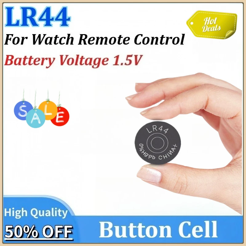 

LR44 AG13 Новая обновленная батарея L1154 357 SR44 1,5 В щелочная кнопка с монетами Основные и сухие батарейки для часов с дистанционным управлением