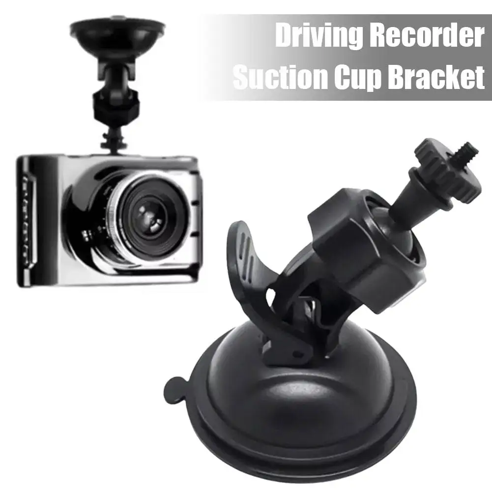 4mm Screw Head Holder For Car Driving Video Recorder Suction Cup Bracket 360 Rotatable GPS Navigation Camera Base Car DVR H J3F2