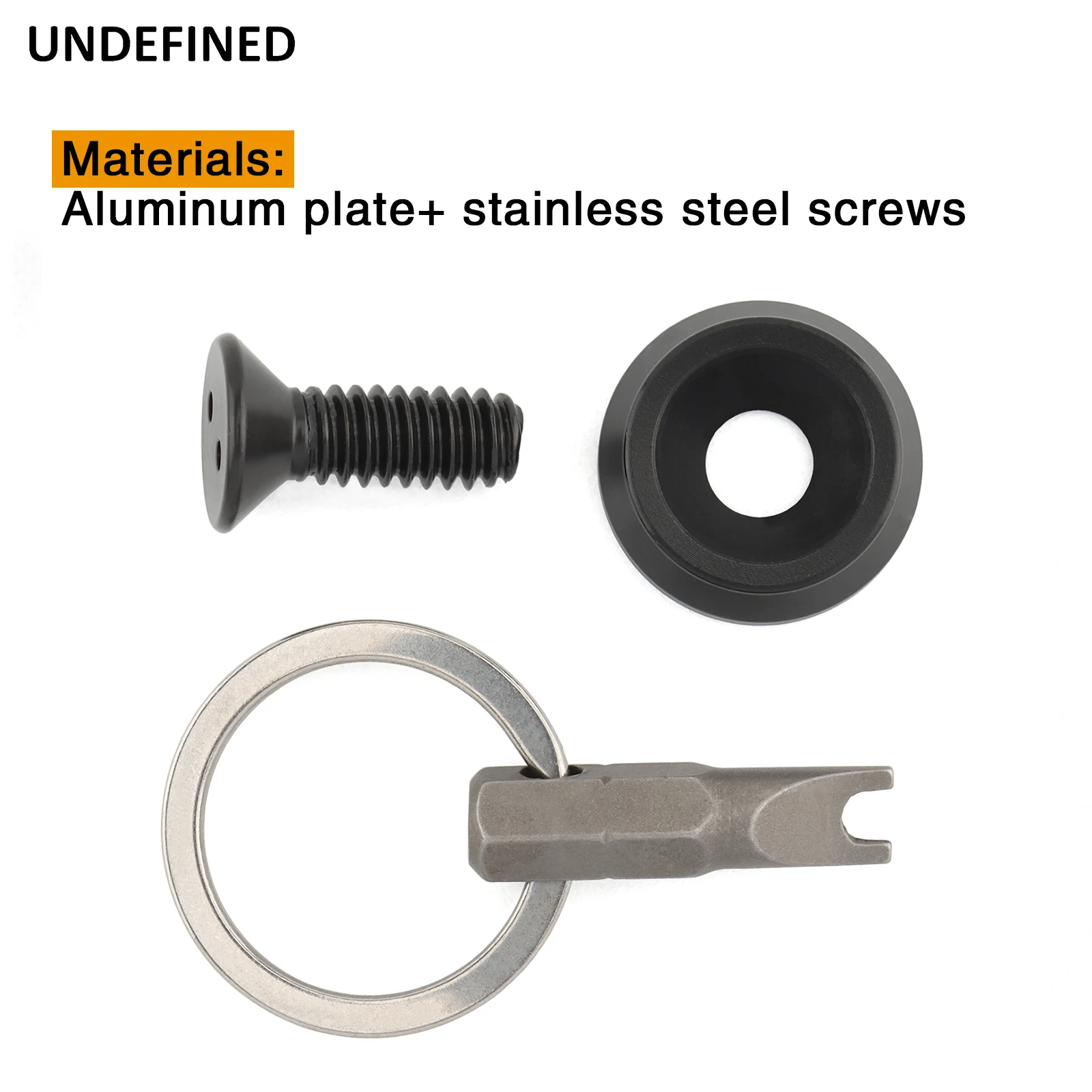 Motorcycle Seat Bolt Snake Eye Anti Theft Black CNC Ring for Harley Sportster XL Touring Road Street Glide Dyna Softail 1996-24