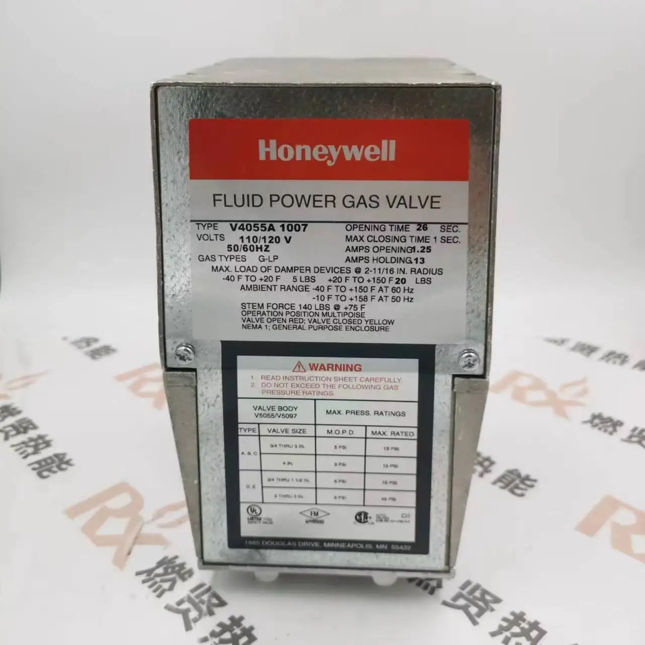 

2025 Honeywell, USA, electro-hydraulic actuator V4055E1016 in stock