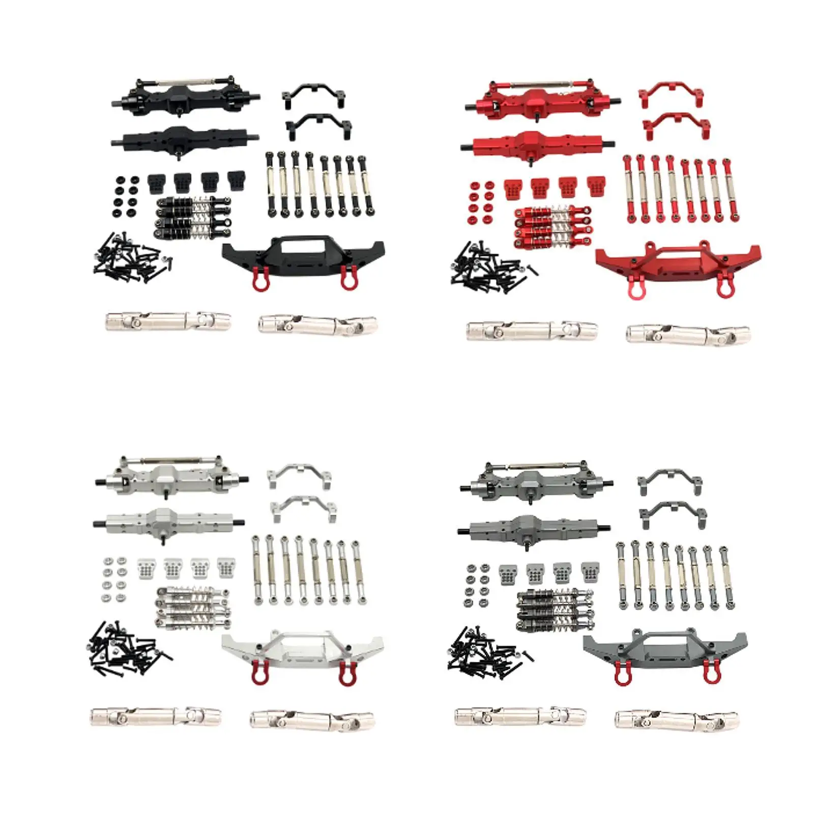 1:16 RC Car Parts for Fy003-5A Rod Holders Sturdy Washers RC Car Metal Parts Kit for C14 C24 for Remote Control Car Parts