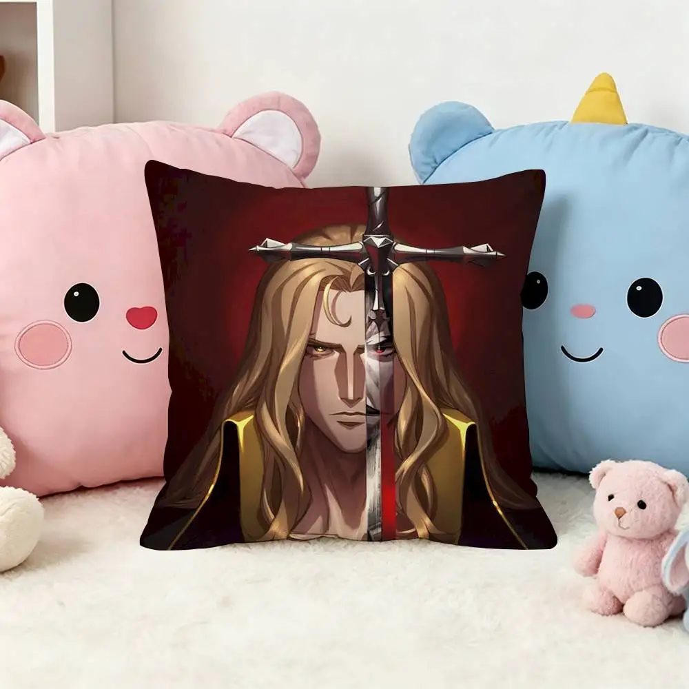 Game C-Castlevania Alucard Double-Sided Printed Cushion Cover Bedroom Bedside Sofa Pillow Case