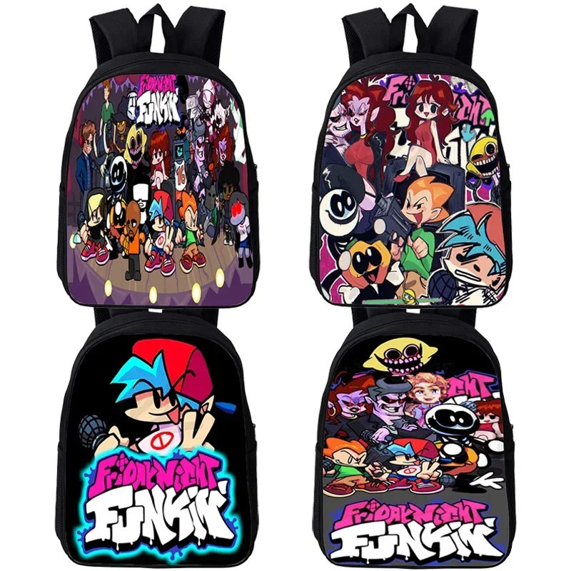 Children Friday Night Funkin Backpack Boys Girls Kindergarten Bags Toddler Cartoon Rucksack Mini Bookbags Children's Backpacks